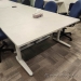 Allsteel 60 x 24 in Off White Desk Training Worktable with Legs